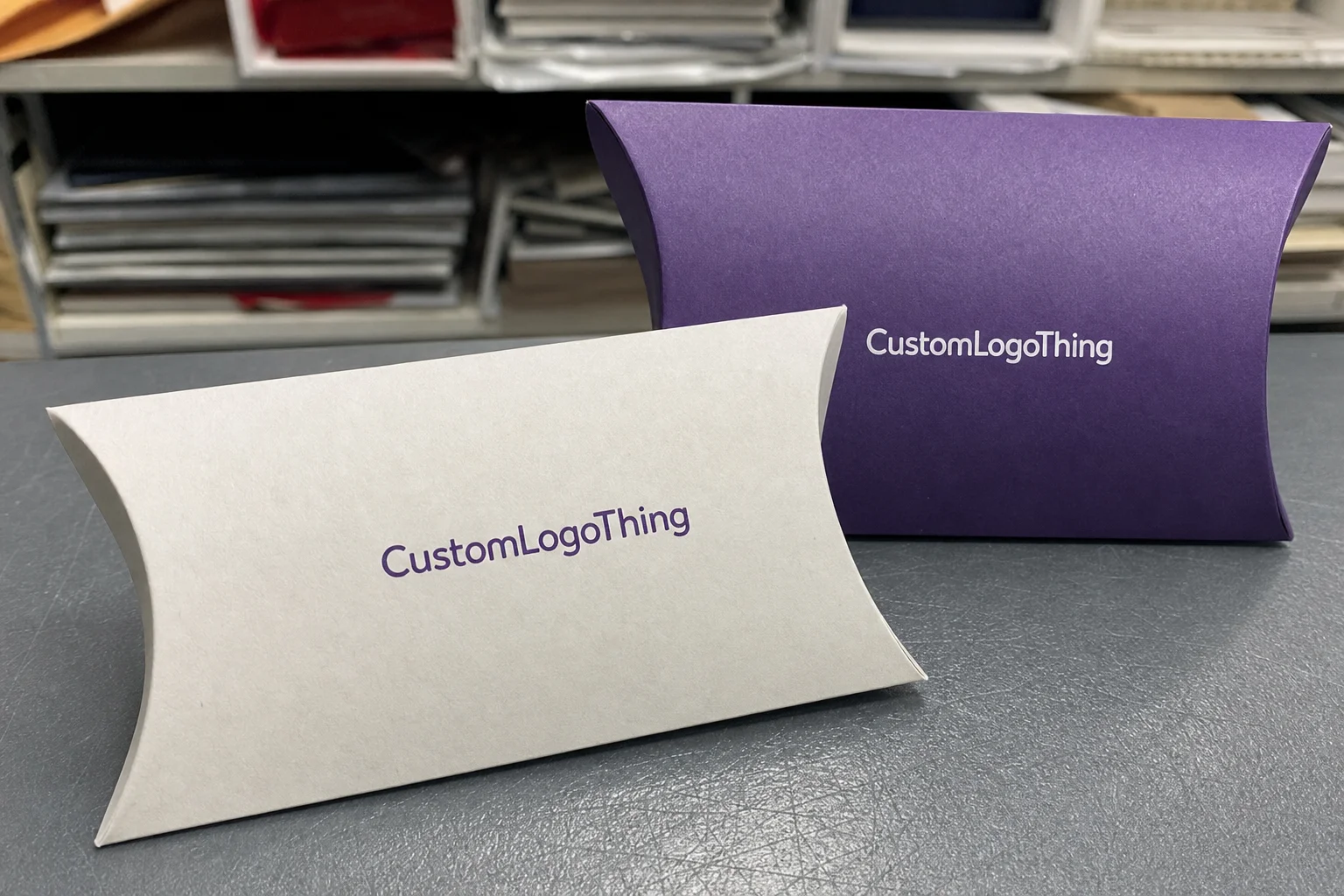 Pillow Boxes Low MOQ Custom Order for Small Brands