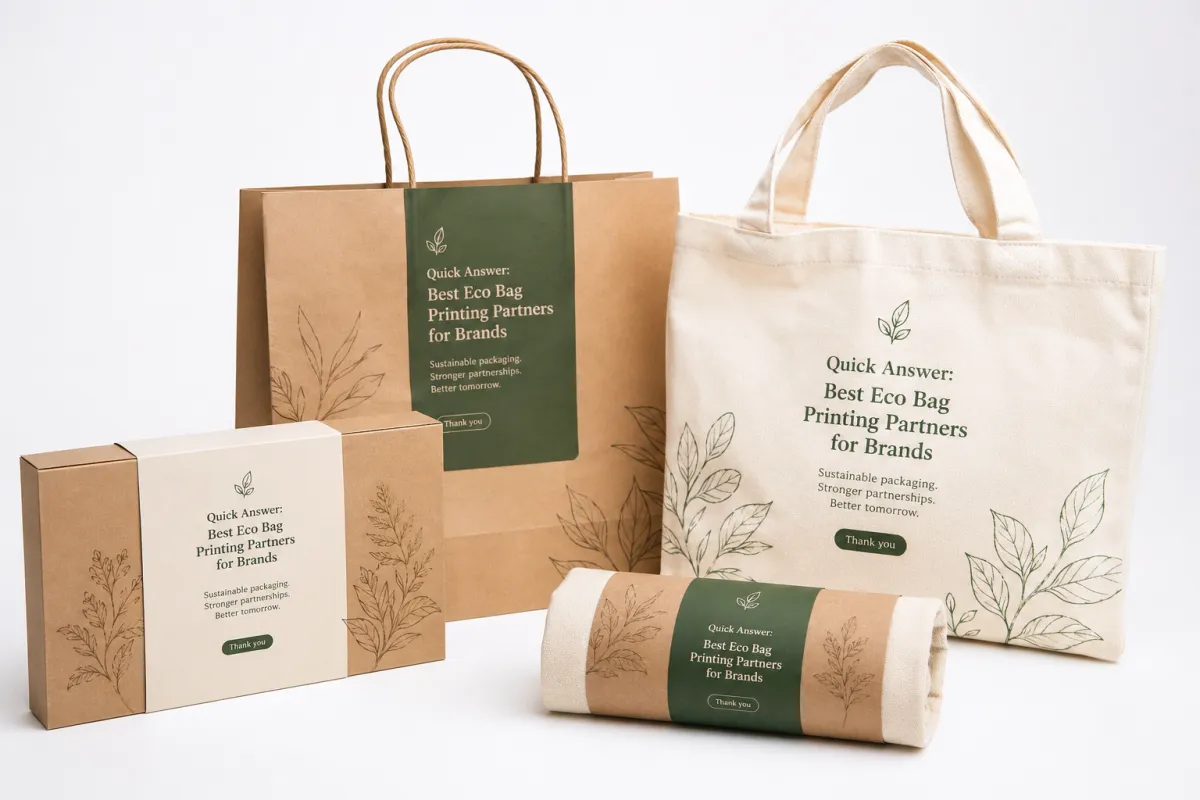 Eco Bag Printing Partners for Brands Deliver