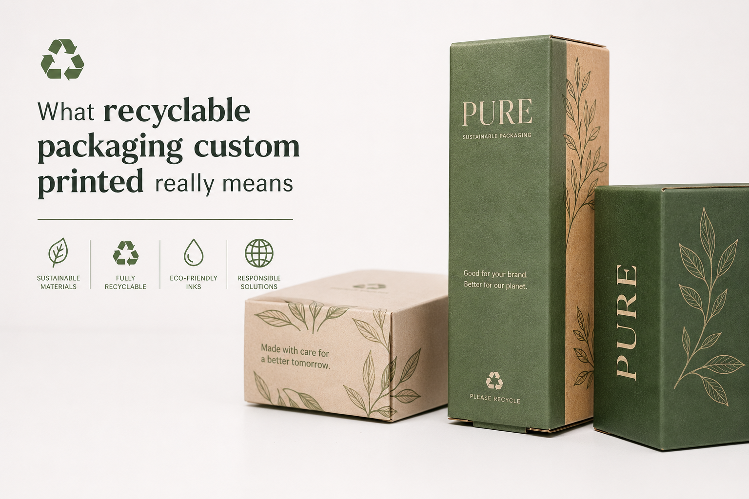 Recyclable Packaging Custom Printed: What to Know