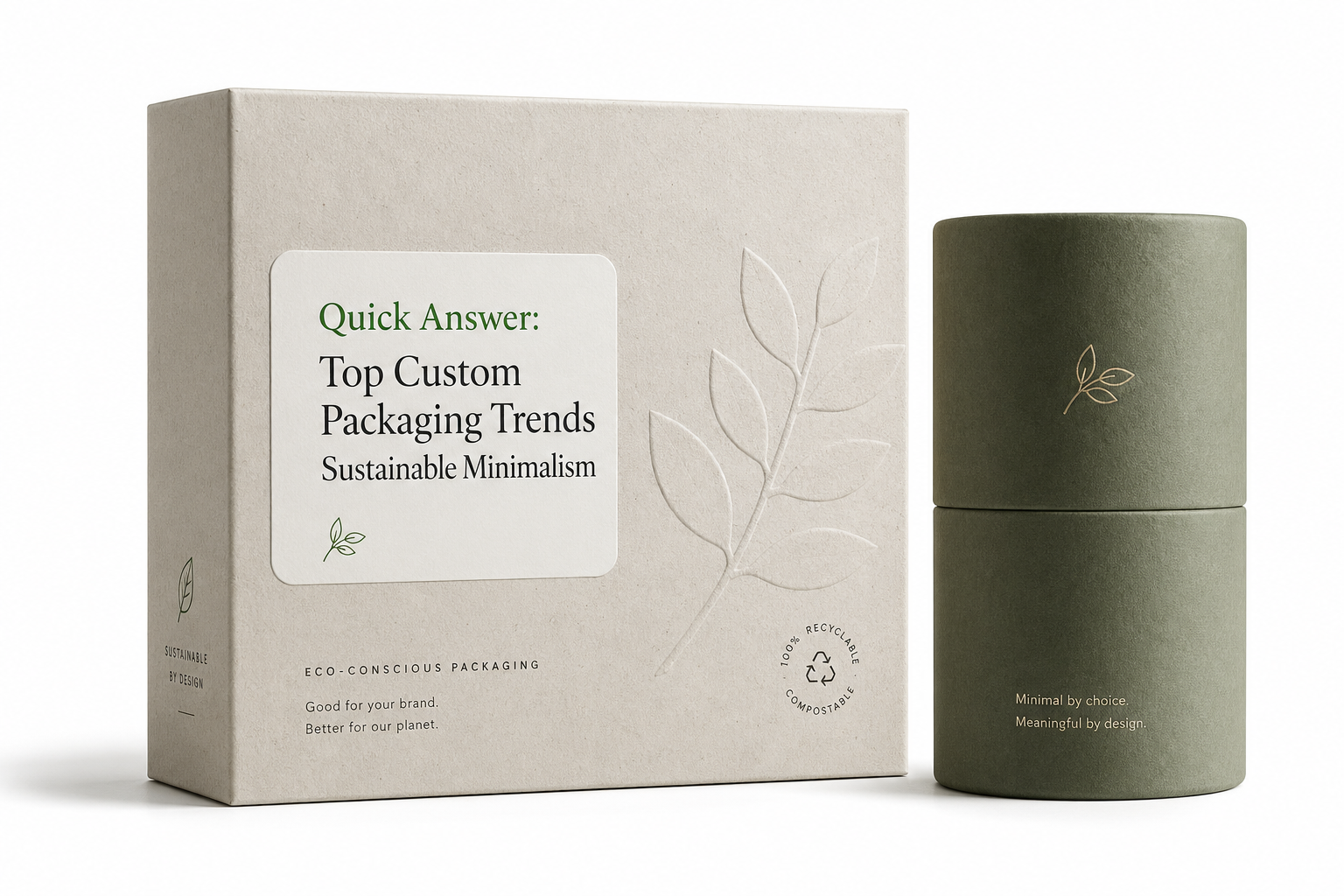 Top Custom Packaging Trends Sustainable Minimalism