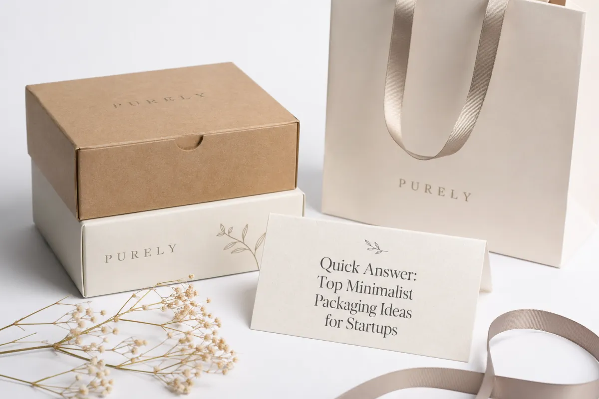 Minimalist Packaging Ideas for Startups Work