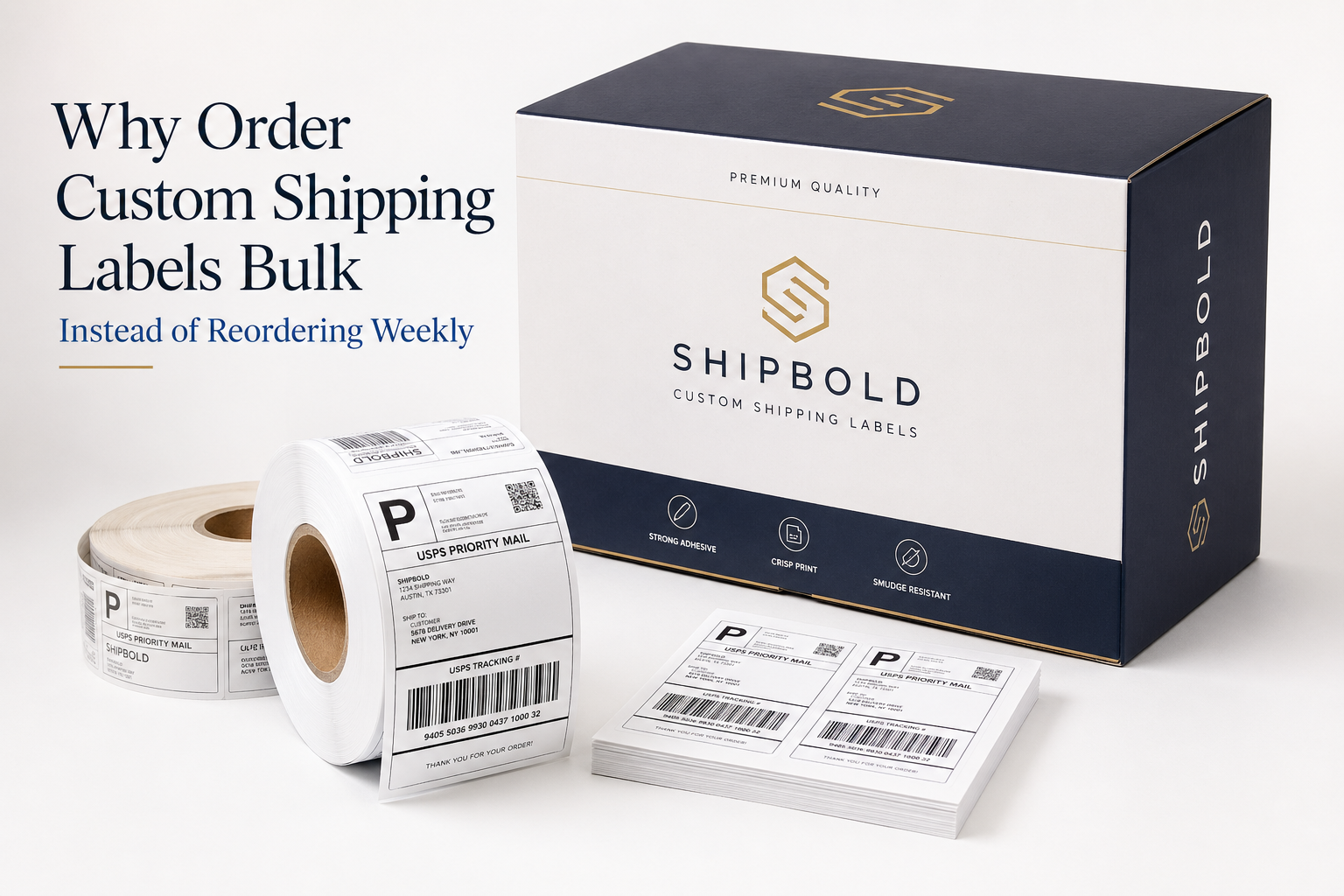 Order Custom Shipping Labels Bulk: Cost, Specs, Lead Times