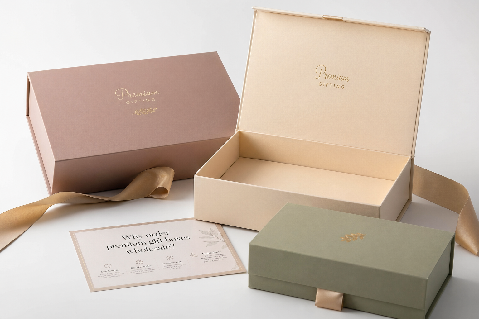 Order Premium Gift Boxes Wholesale for Better Margins