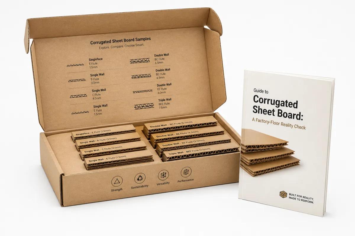 To Corrugated Sheet Board: Material, Print, Proofing, and