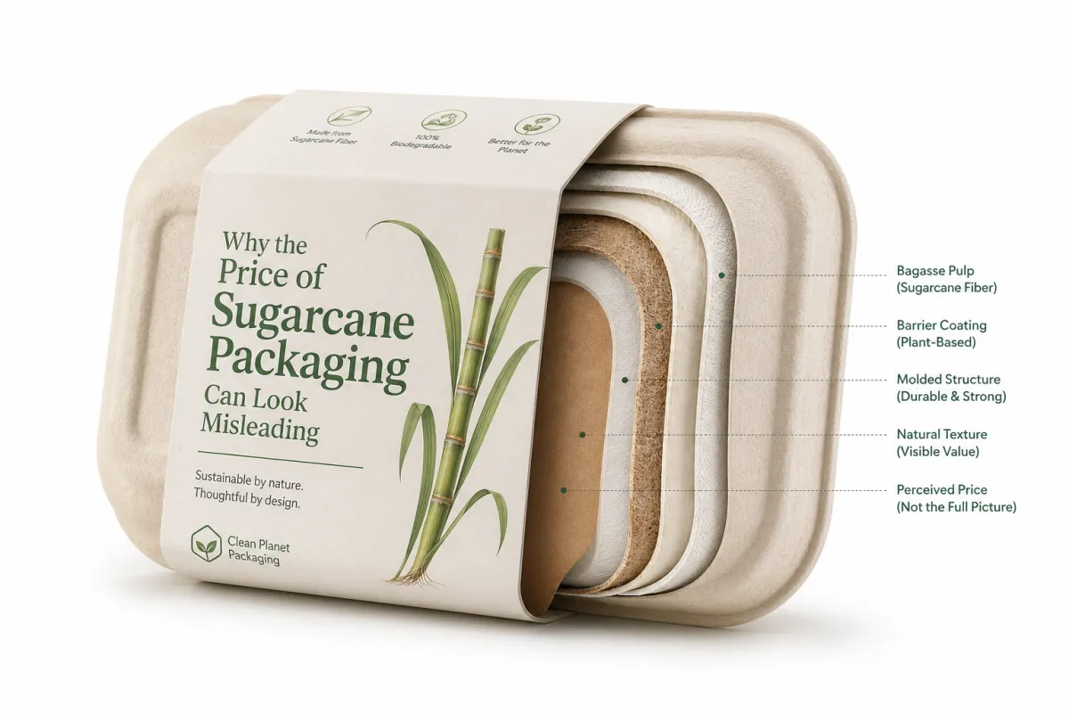 Price of Sugarcane Packaging: Costs, Specs, and MOQ