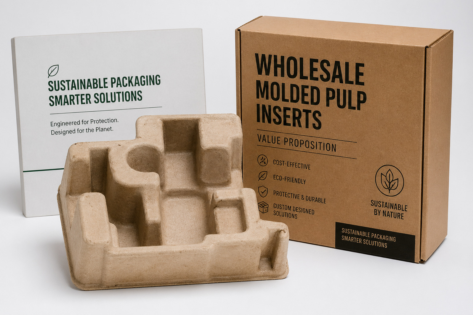 Wholesale Molded Pulp Inserts for Sustainable Packaging