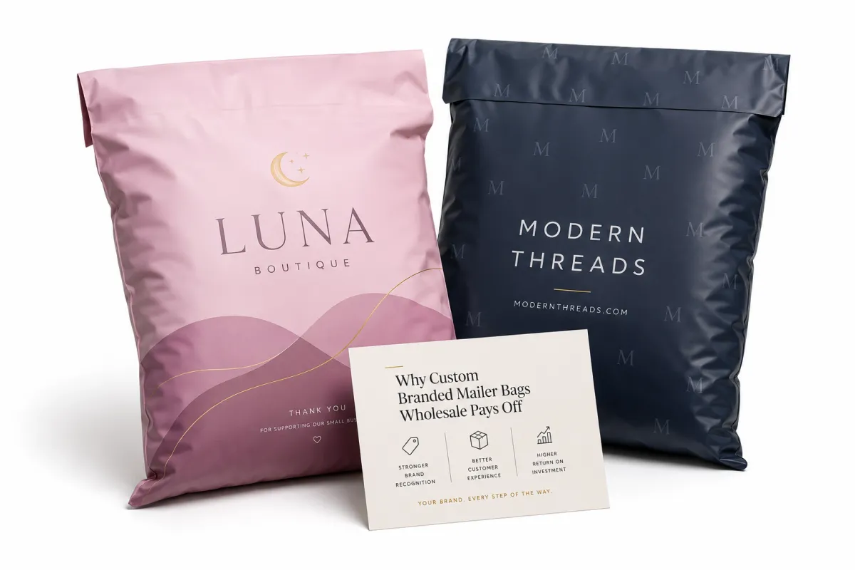 Custom Branded Mailer Bags Wholesale: Specs, Price, Process