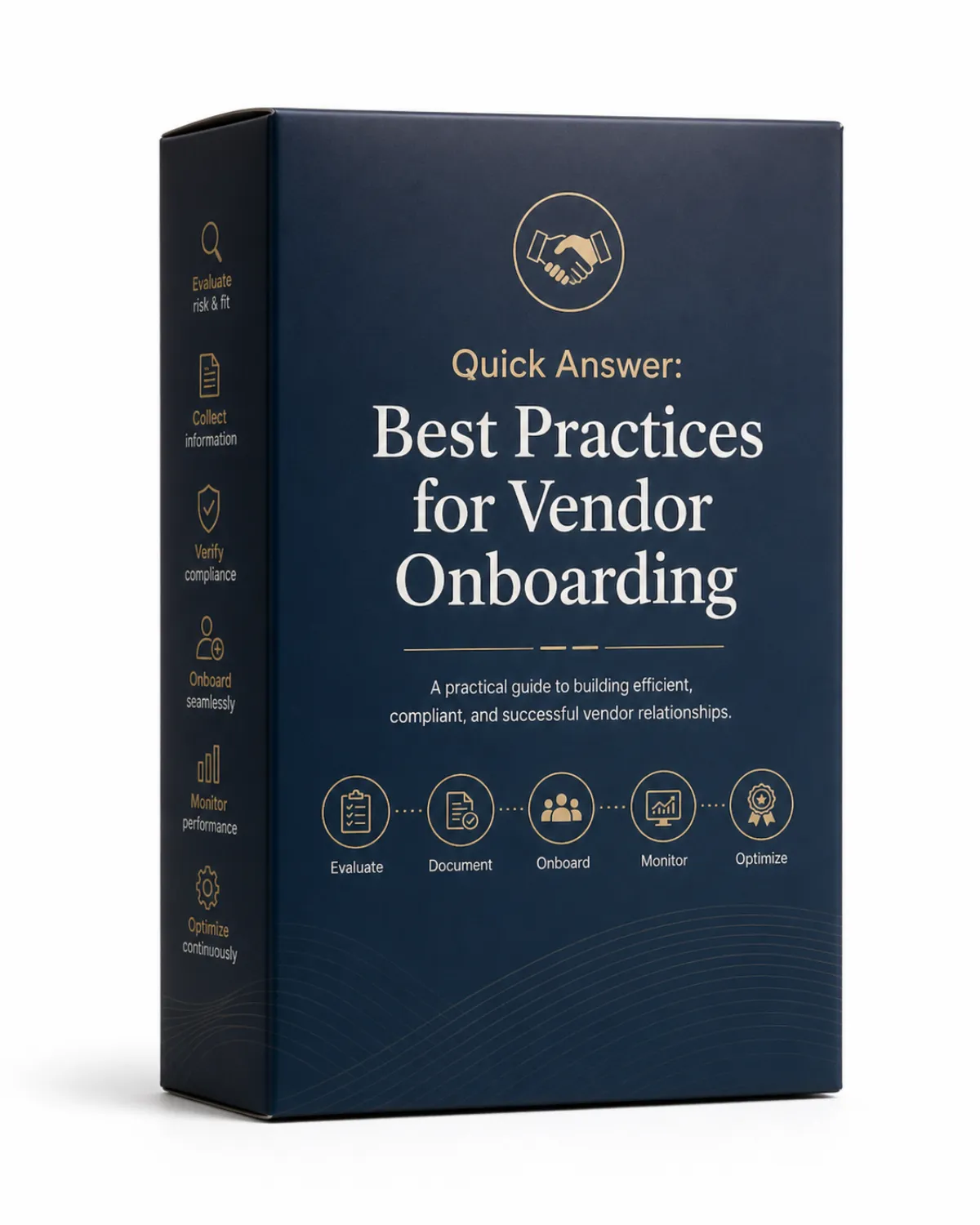 Practices for Vendor Onboarding Tested Work