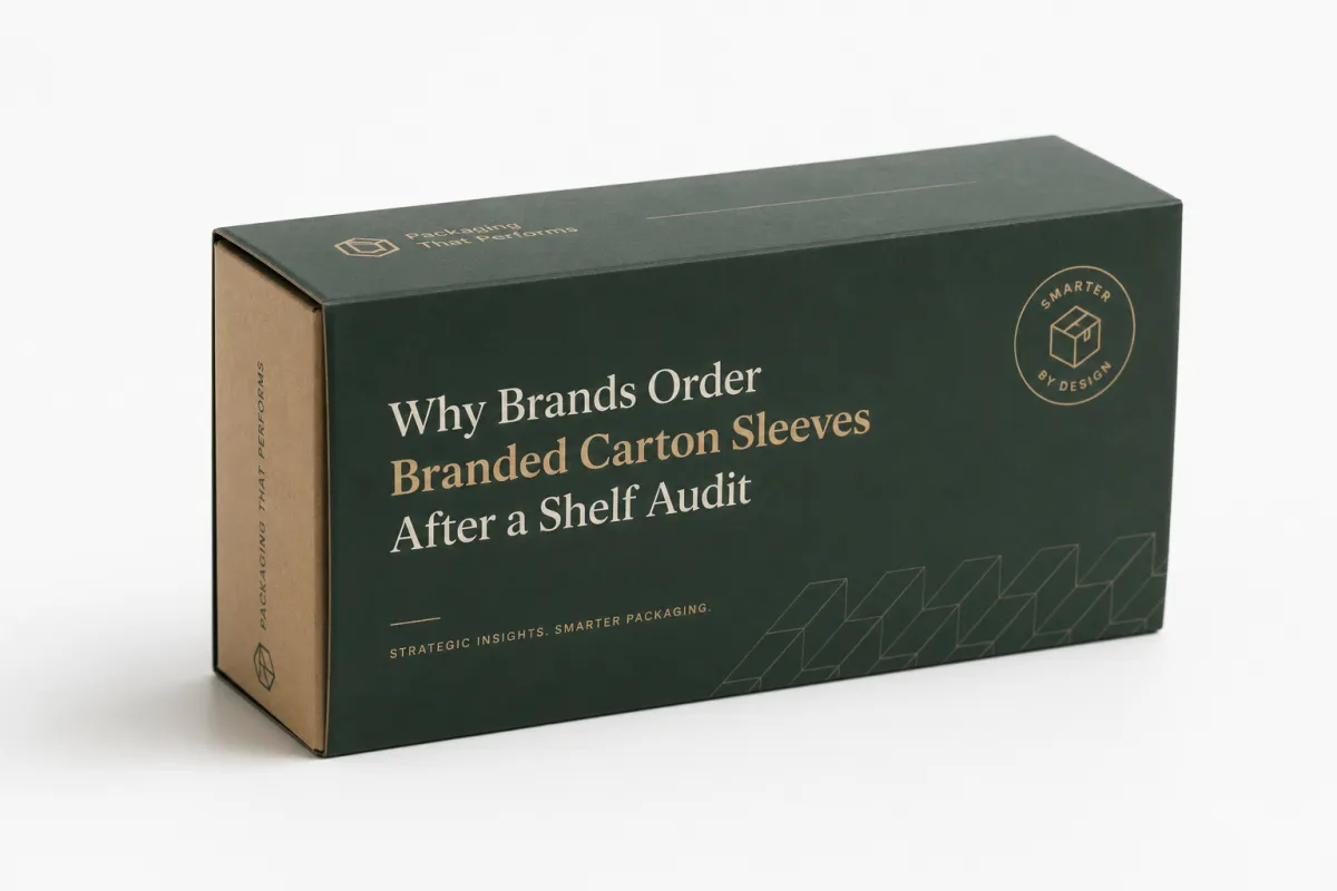 Why Brands Order Branded Carton Sleeves After a Shelf Audit - CustomLogoThing packaging example