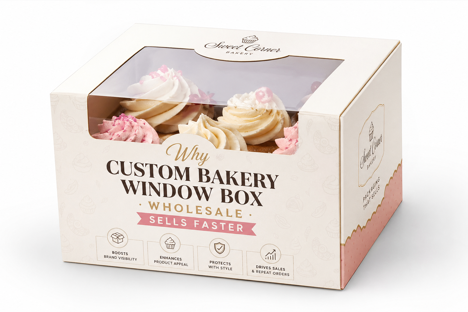 Custom Bakery Window Box Wholesale: Pricing, Specs
