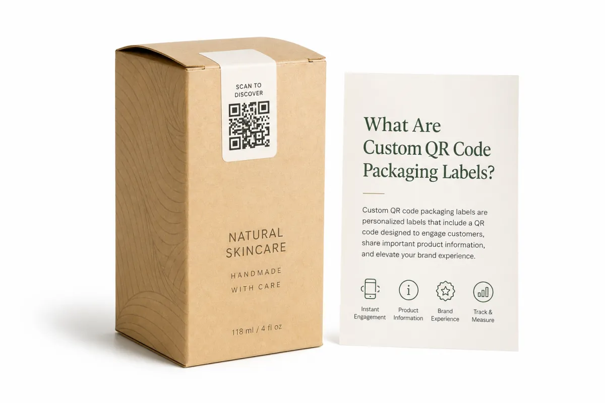 Custom QR Code Packaging Labels