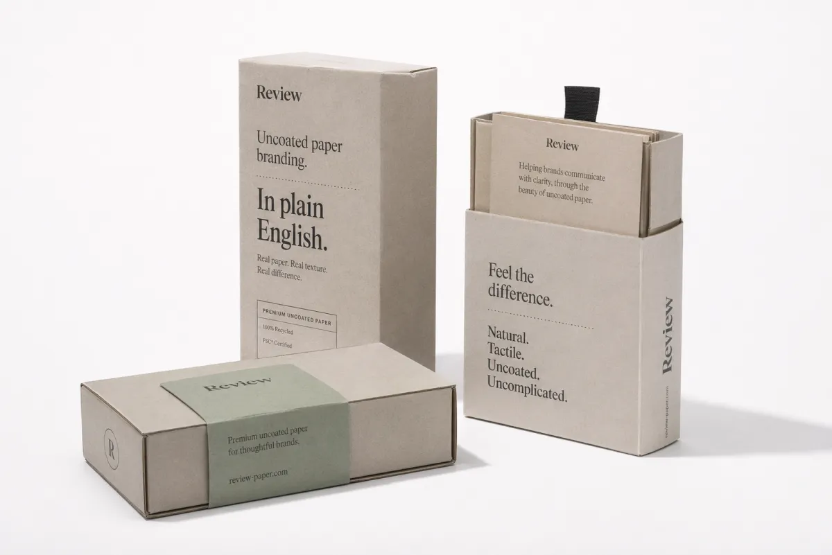 Uncoated Paper Branding Options Compared