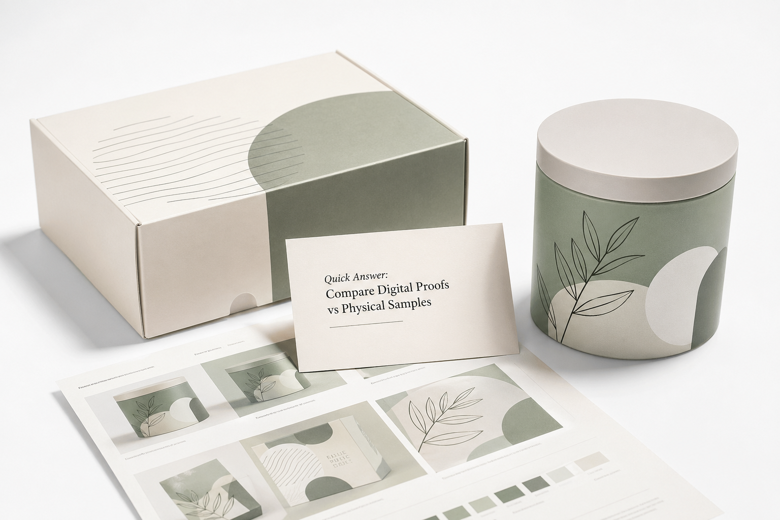 Compare Digital Proofs vs Physical Samples: Best Choice