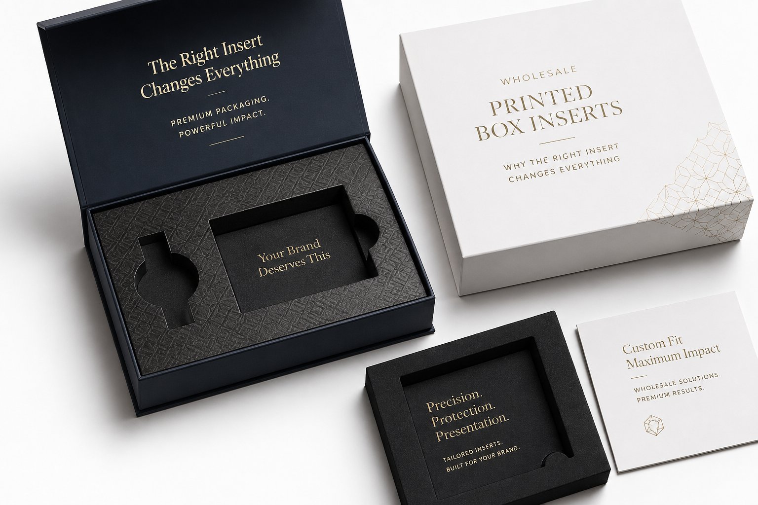 Wholesale Printed Box Inserts for Better Product Delivery