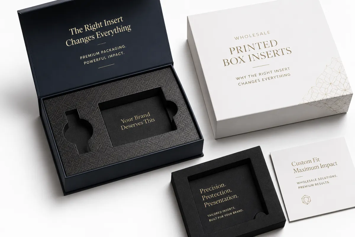 Wholesale Printed Box Inserts for Better Product Delivery