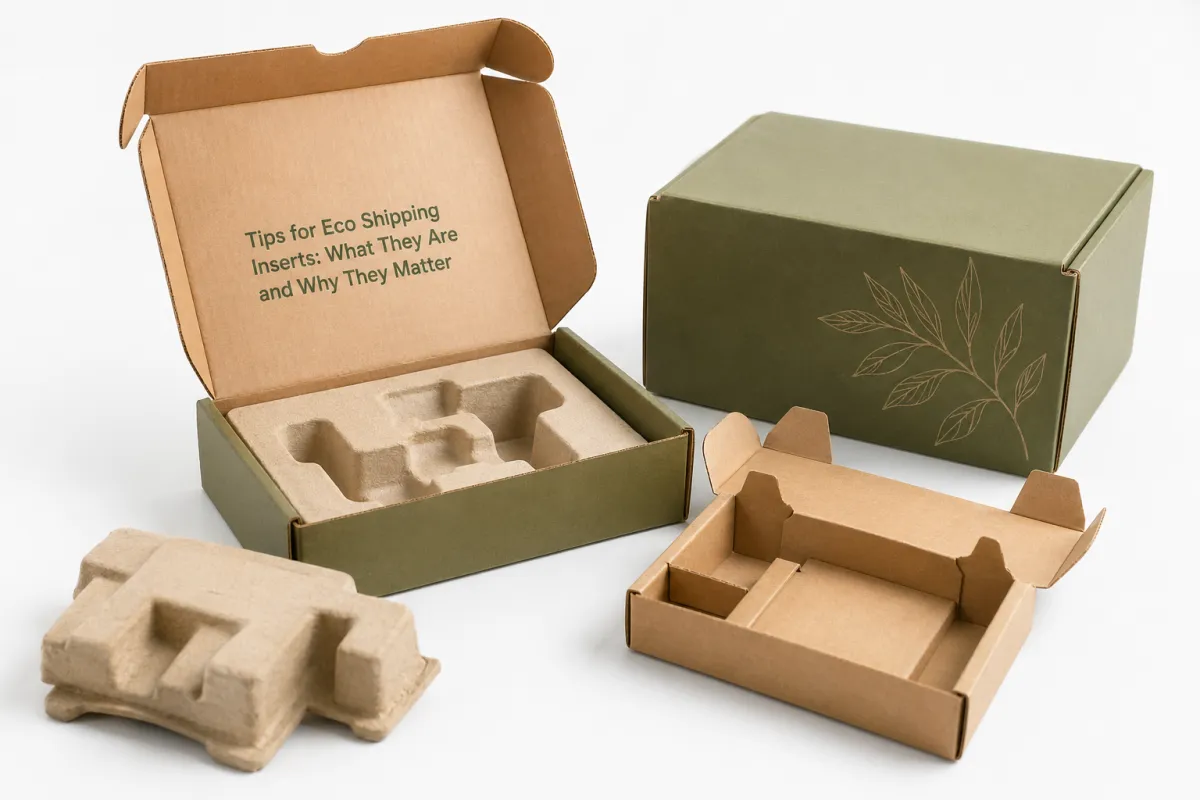Eco Shipping Inserts: Material, Print, Proofing, and