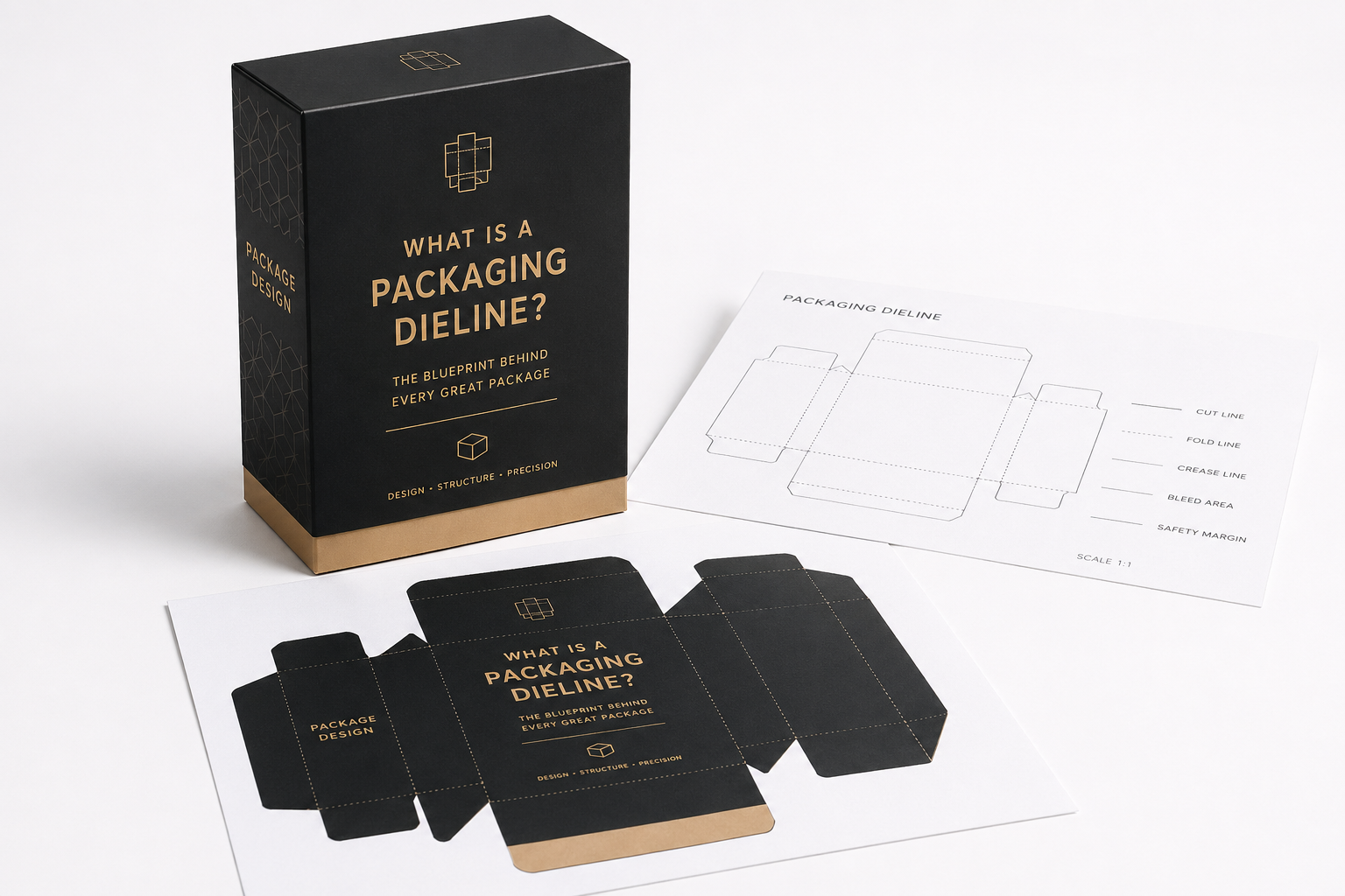 Guide to Packaging Dielines: How to Read and Use Them