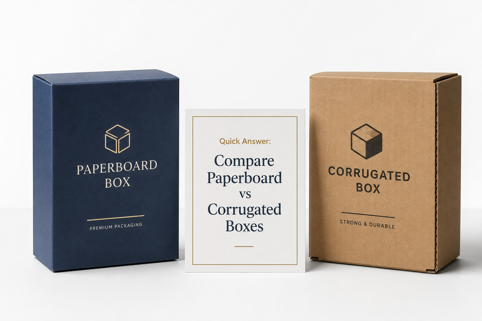 Compare Paperboard vs Corrugated Boxes: Which Wins?