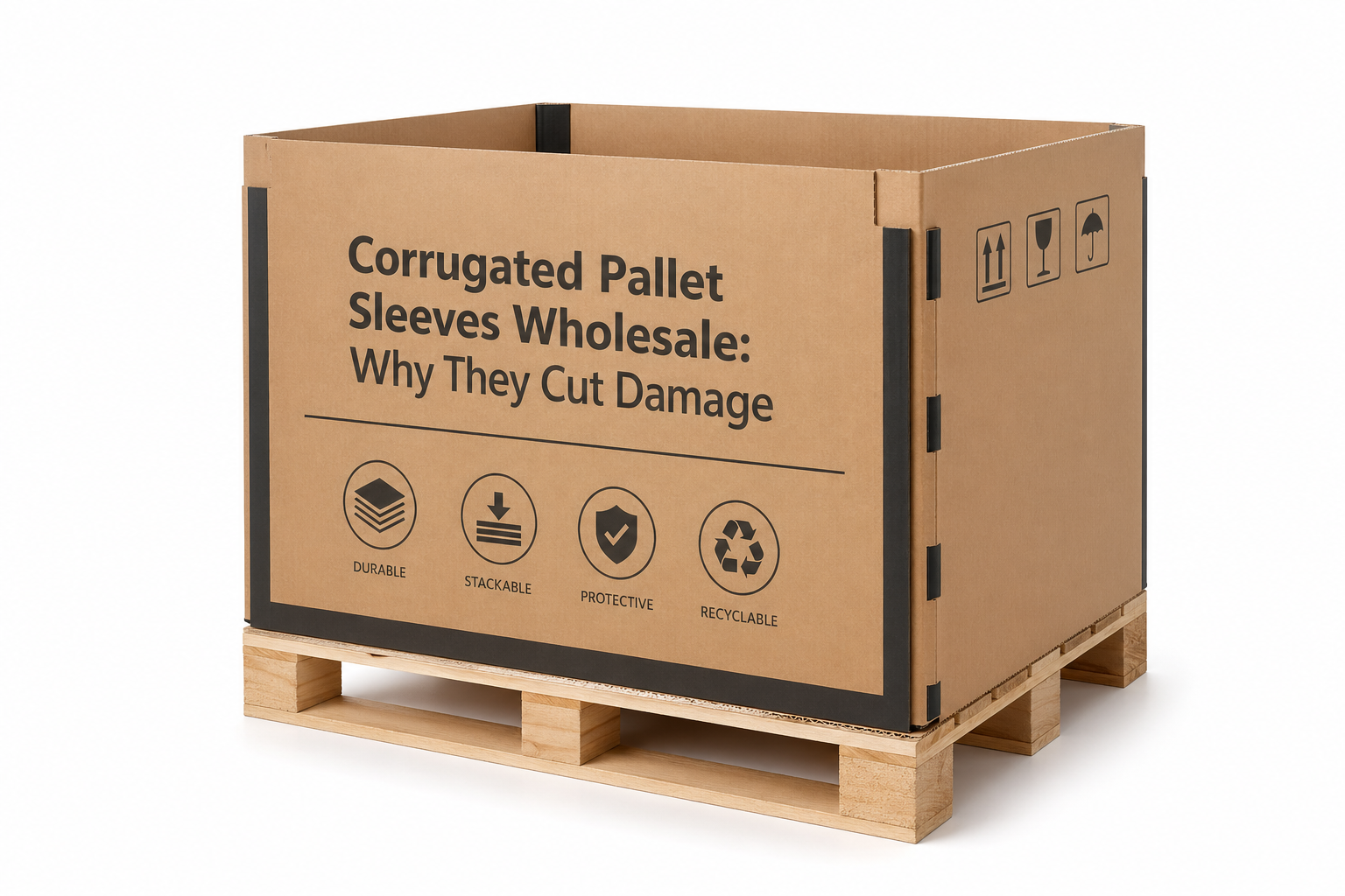 Corrugated Pallet Sleeves Wholesale for Bulk Shipping Options