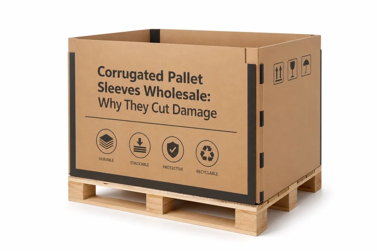 Corrugated Pallet Sleeves Wholesale for Bulk Shipping