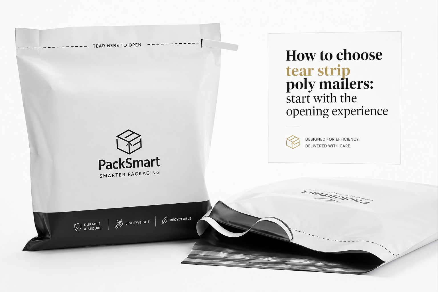 How to Choose Tear Strip Poly Mailers That Fit Your Brand