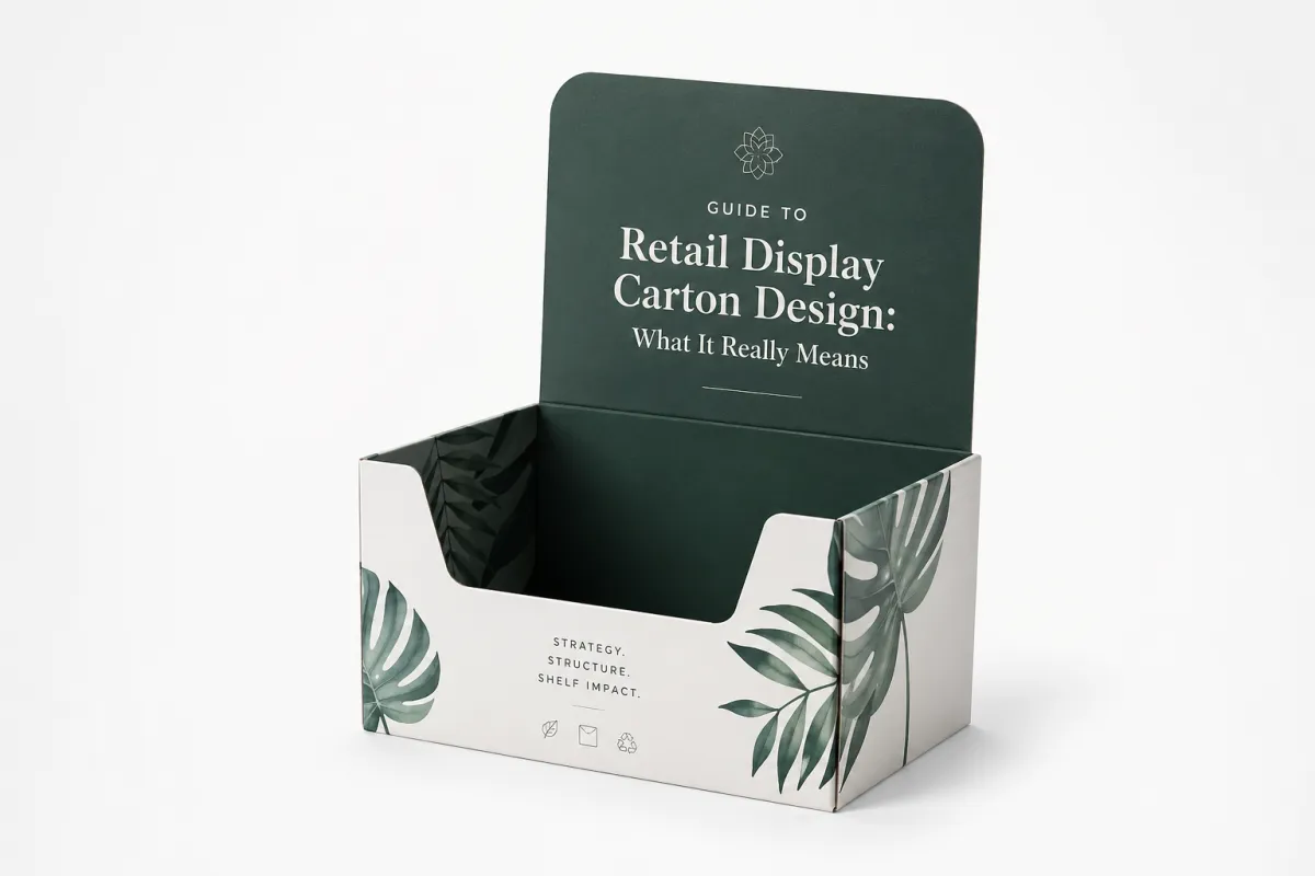 To Retail Display Carton Design
