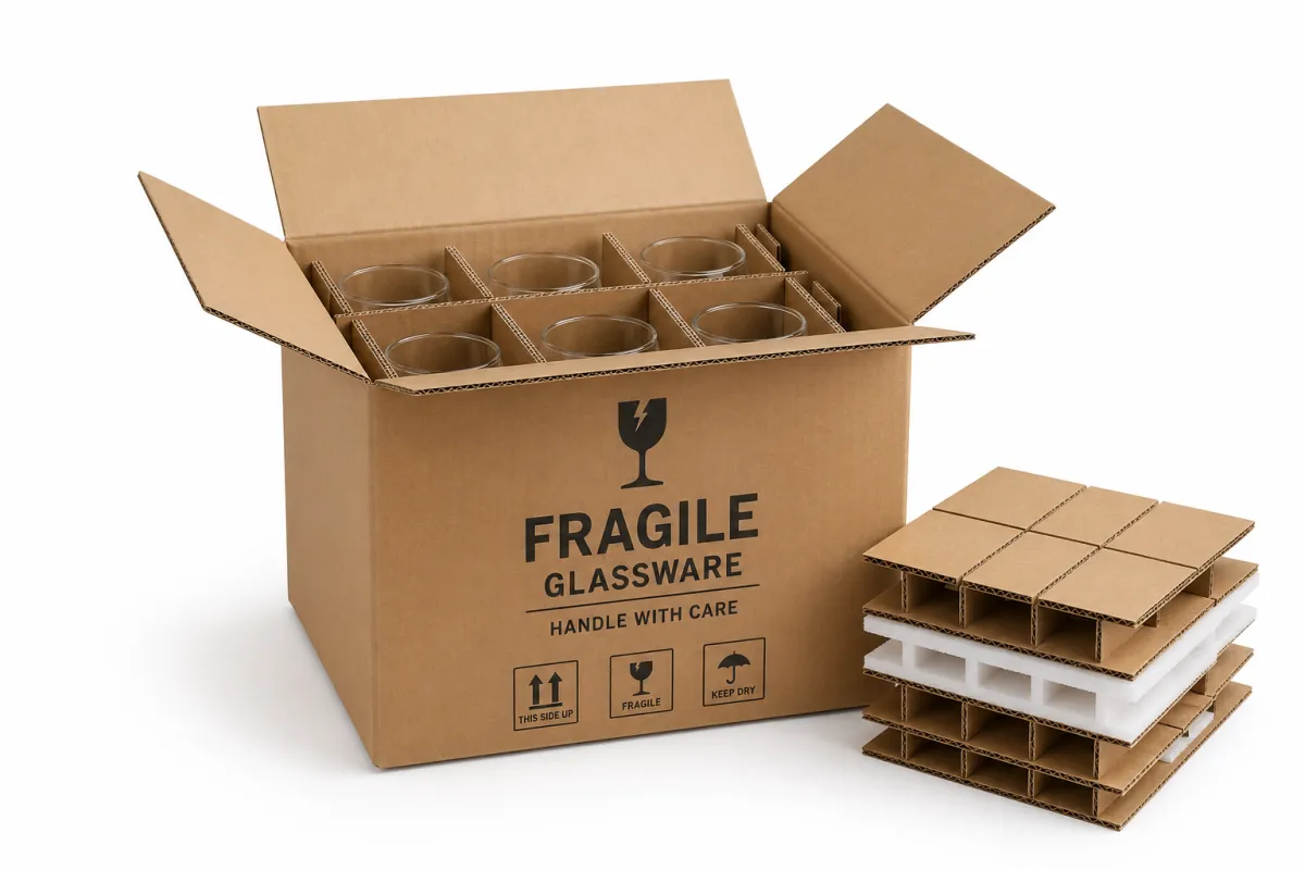 Fragile Glassware Shipping Cartons: Pack Without Breaks