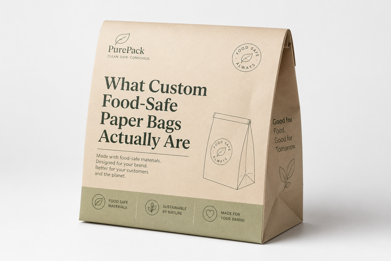 Custom Food-Safe Paper Bags: What to Know Before Ordering