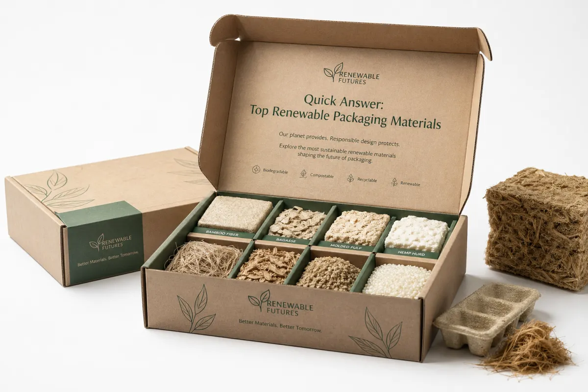 Renewable Packaging Materials Compared