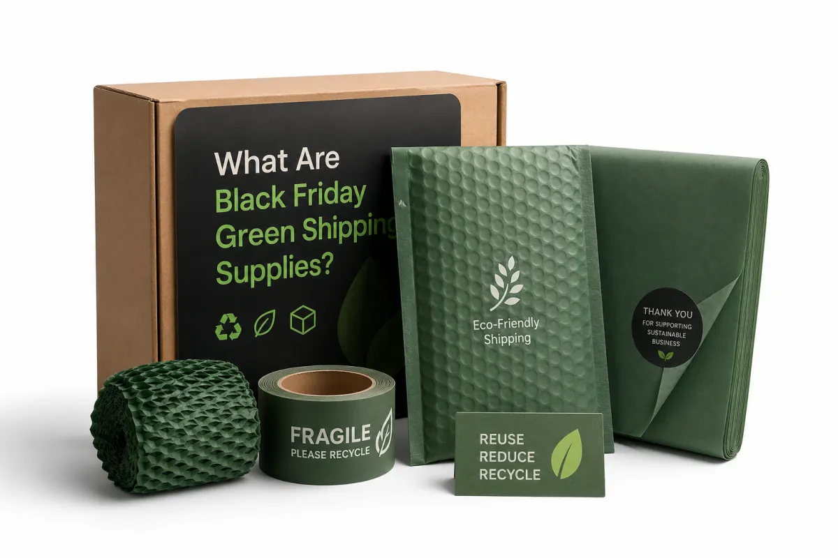 Black Friday Green Shipping Supplies