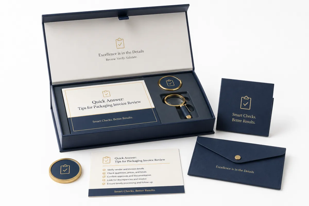 Packaging Invoice Review: Material, Print, Proofing, and