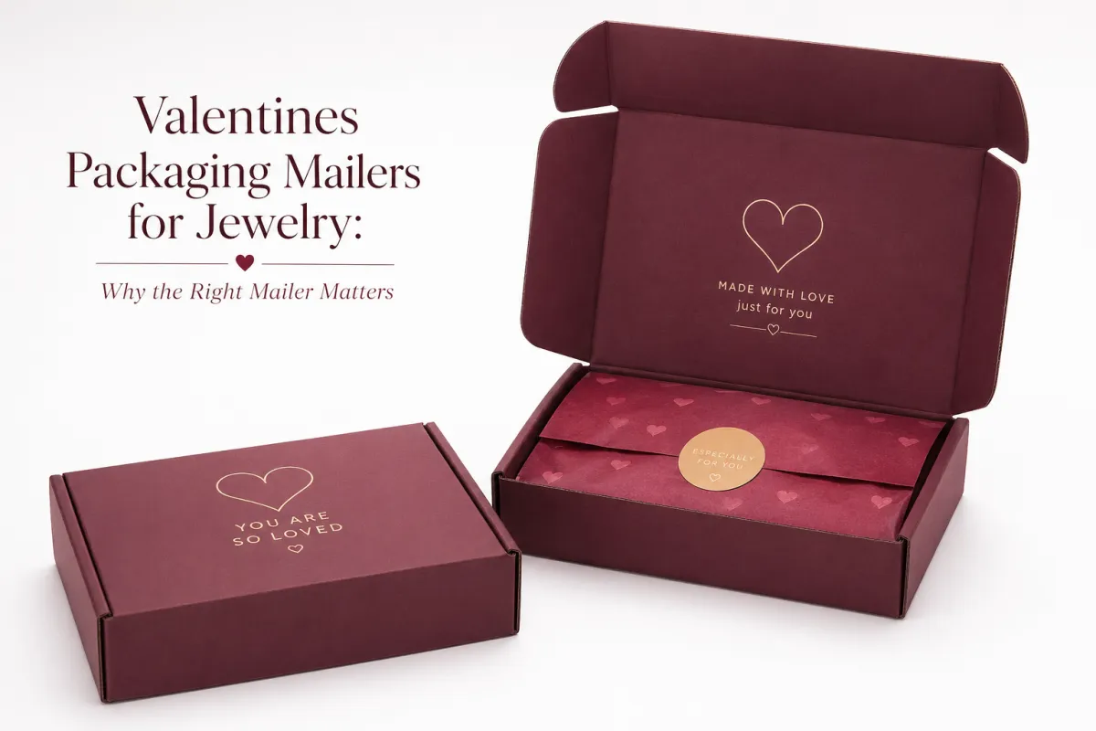 Valentines Packaging Mailers for Jewelry