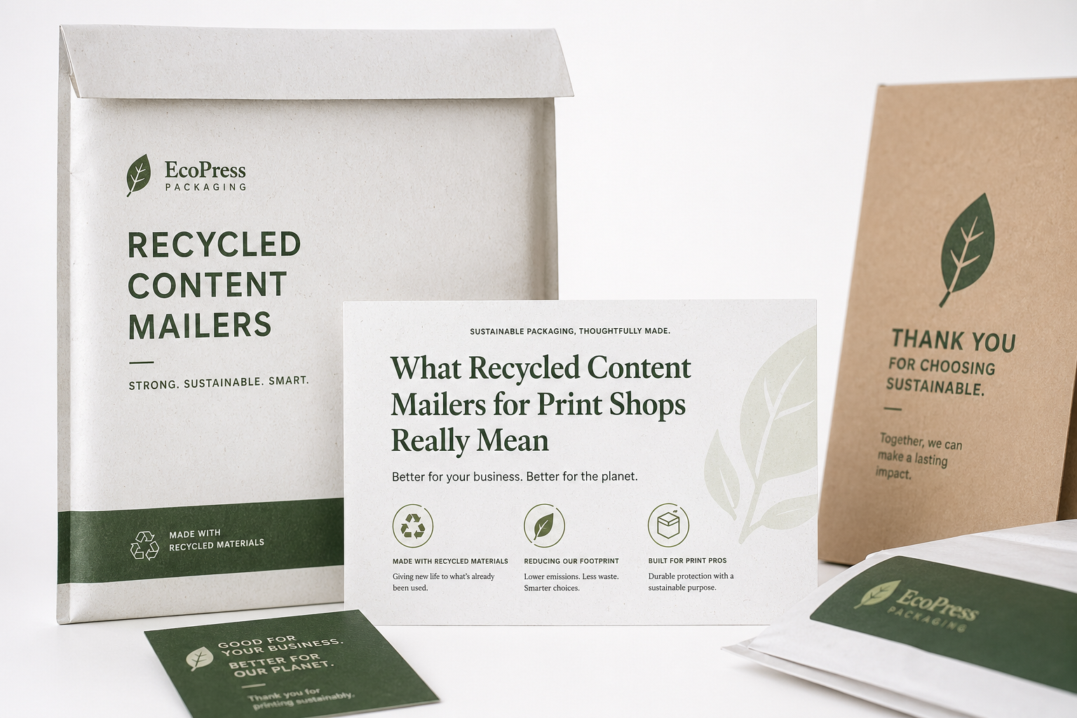 Recycled Content Mailers for Print Shops: Buying Guide