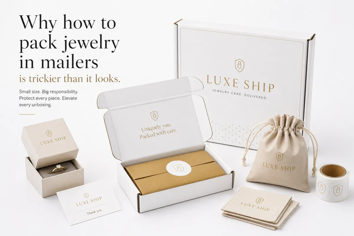 Pack Jewelry in Mailers Without Damage or Tangles