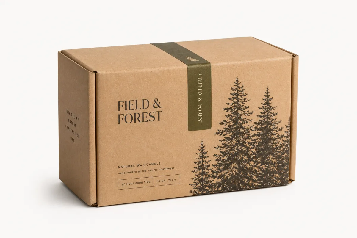 Kraft Texture Branding Ideas for Packaging