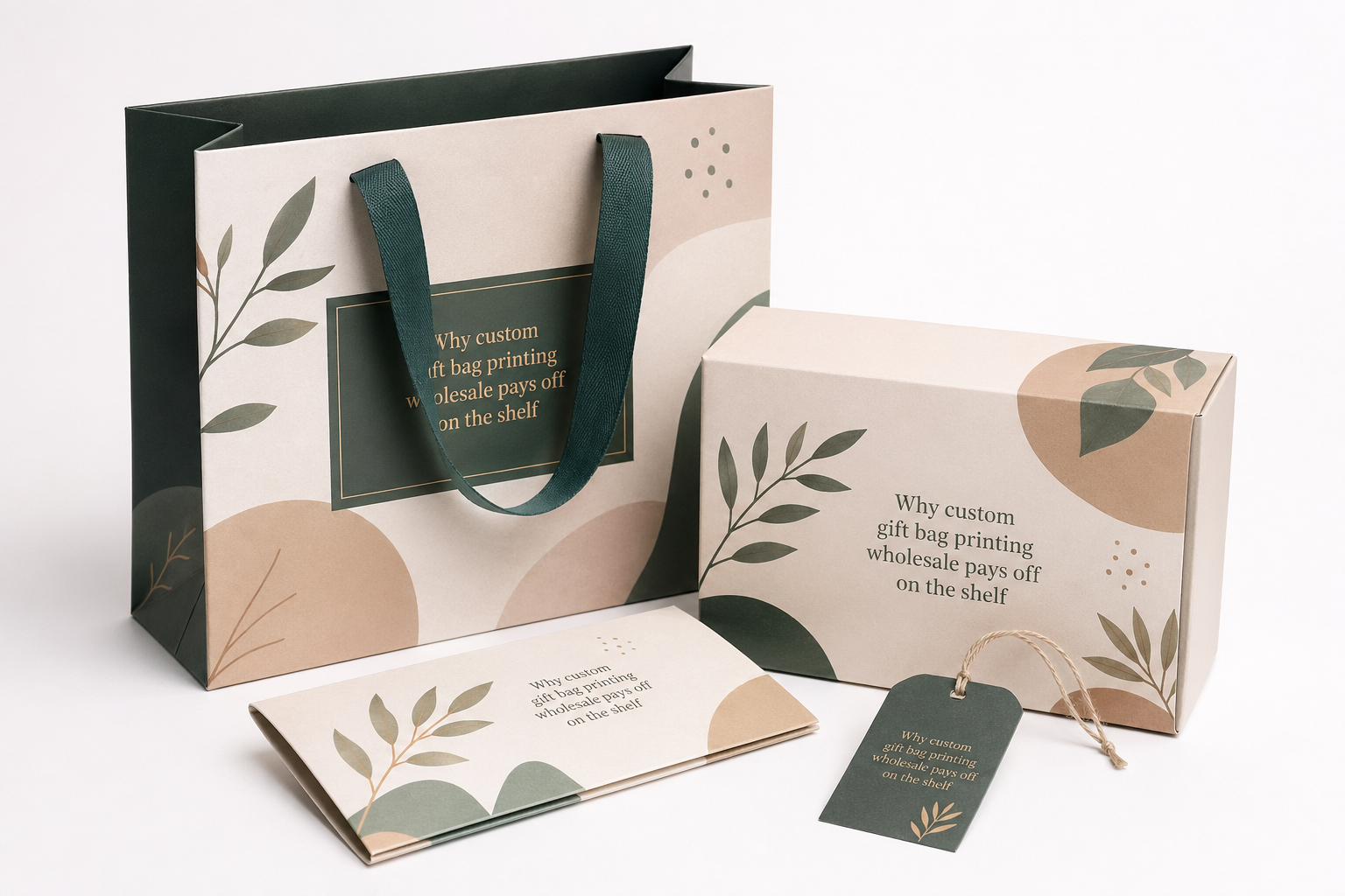 Custom Gift Bag Printing Wholesale for Retail Brands