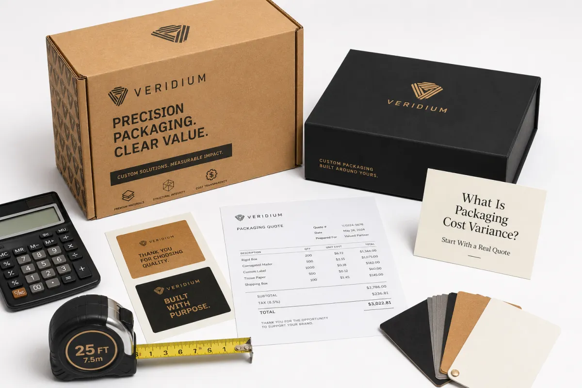 Packaging Cost Variance: Material, Print, Proofing, and