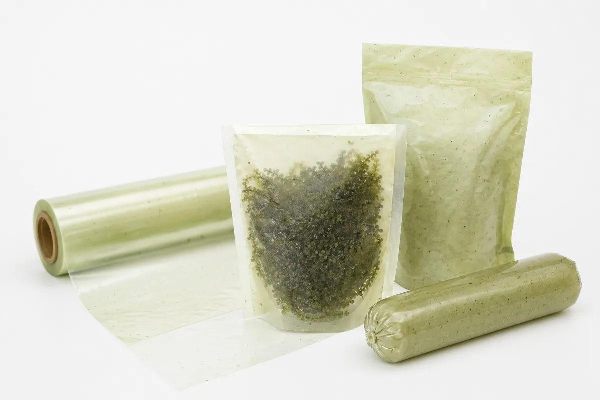 Review Algae Based Packaging Films