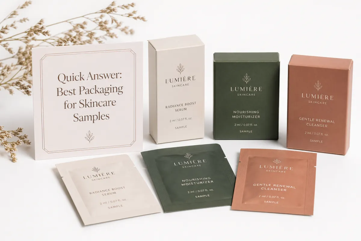 Packaging for Skincare Samples