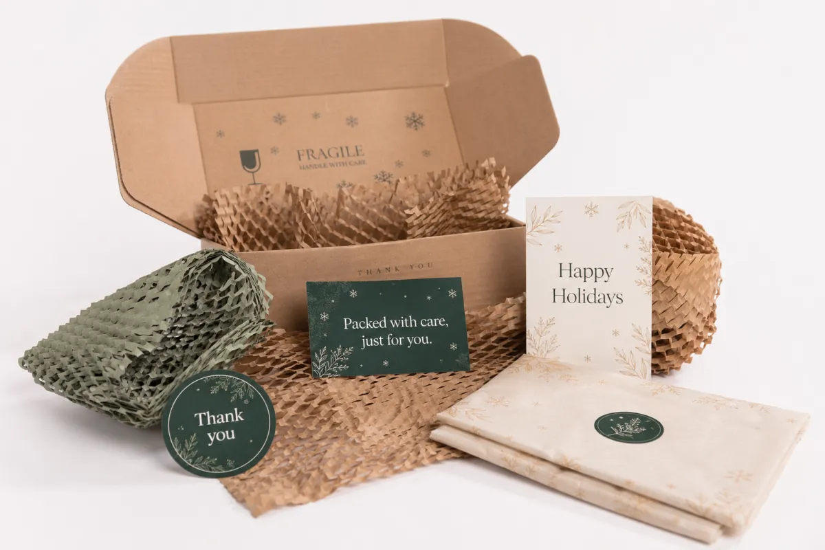 Holiday Packing Inserts for Shipping