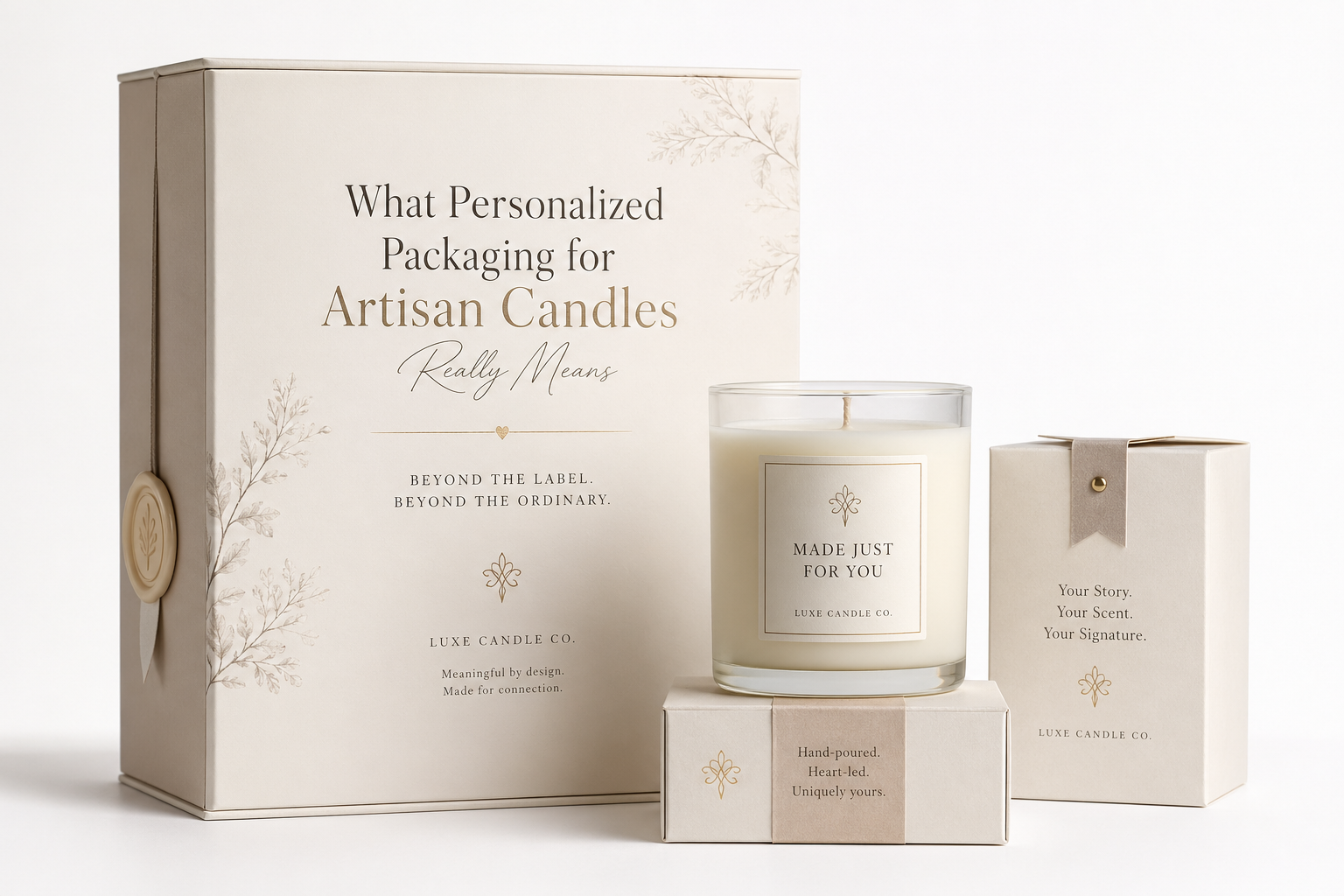 Personalized Packaging for Artisan Candles That Sells