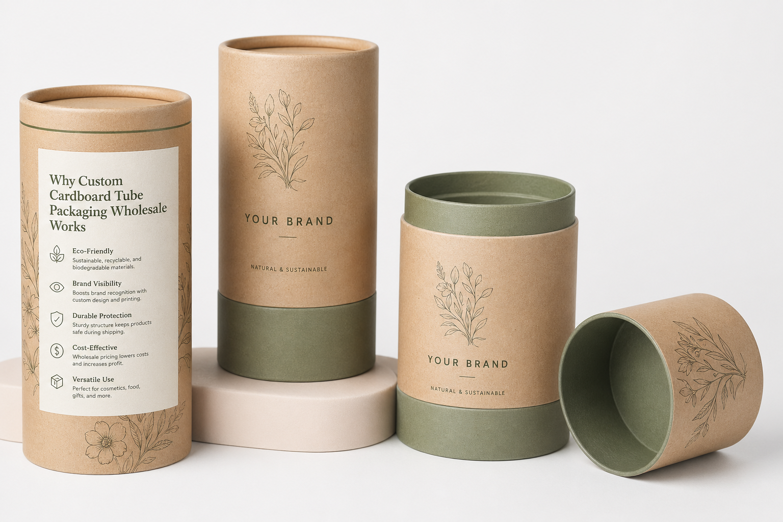Custom Cardboard Tube Packaging Wholesale: Specs & Pricing