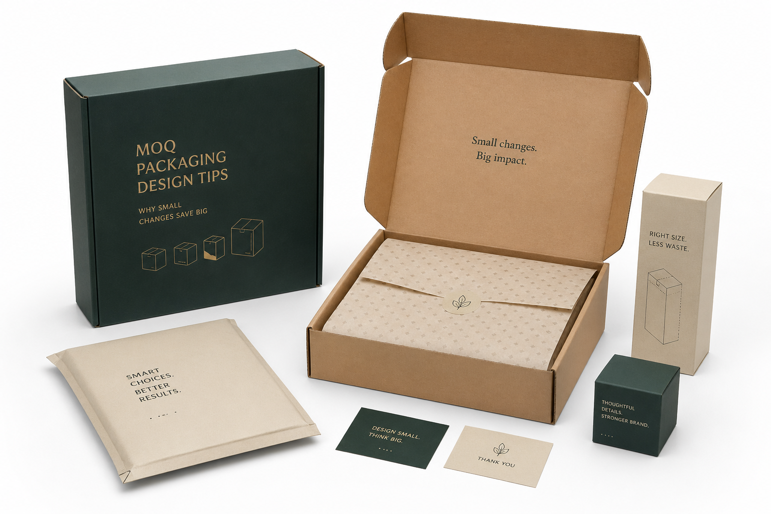 MOQ Packaging Design Tips That Cut Costs and Waste