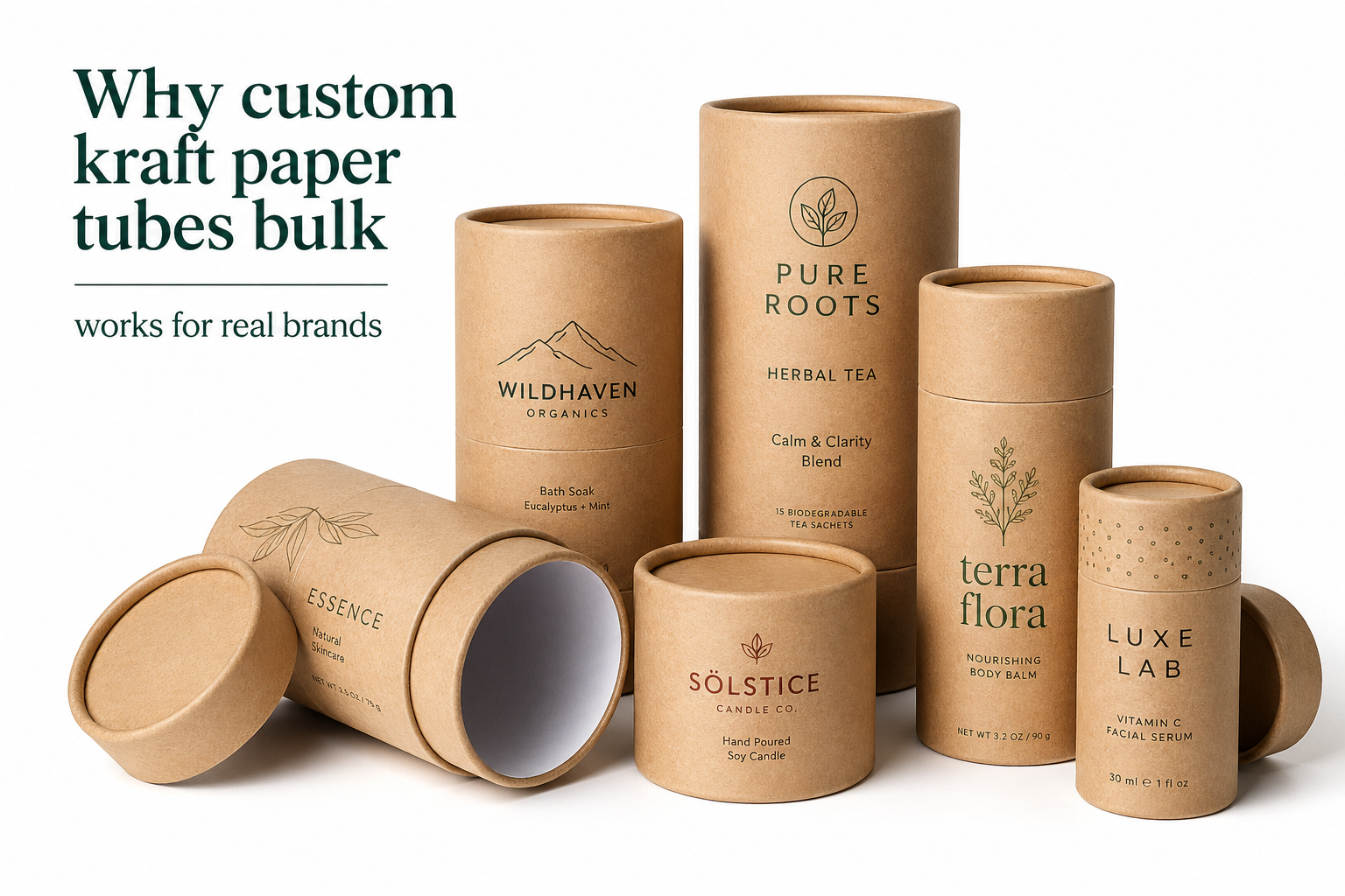 Custom Kraft Paper Tubes Bulk: Pricing, Specs, MOQ Guide