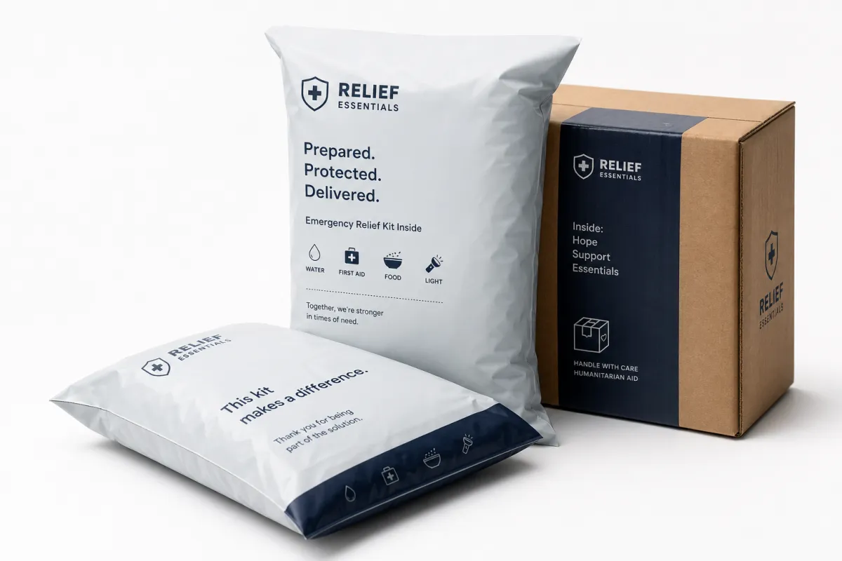 Poly Mailers for Emergency Relief Kits: Buyer Brief