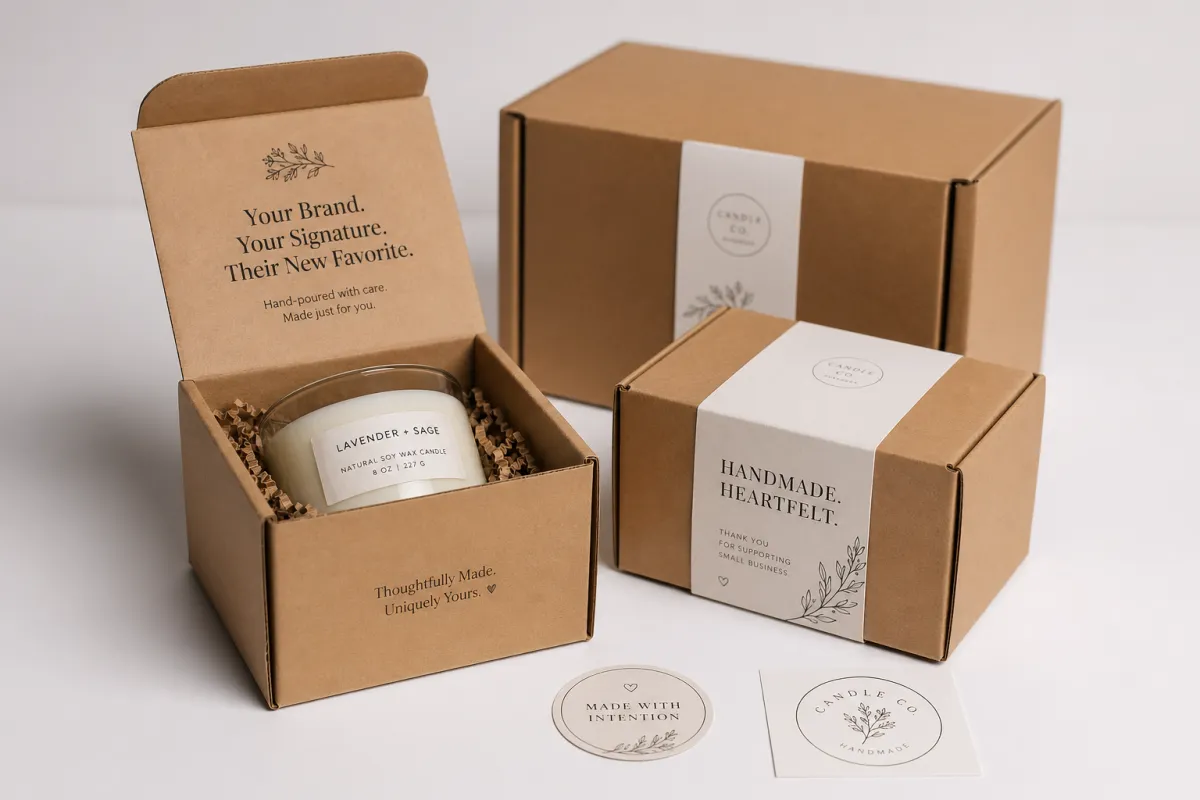 Personalized Packaging for Candle Makers: Buyer Brief