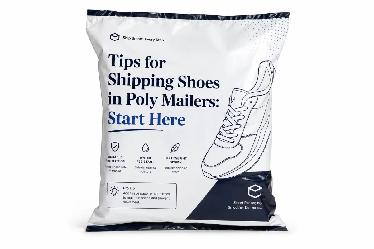 Tips for Shipping Shoes in Poly Mailers: Start Here - CustomLogoThing packaging example