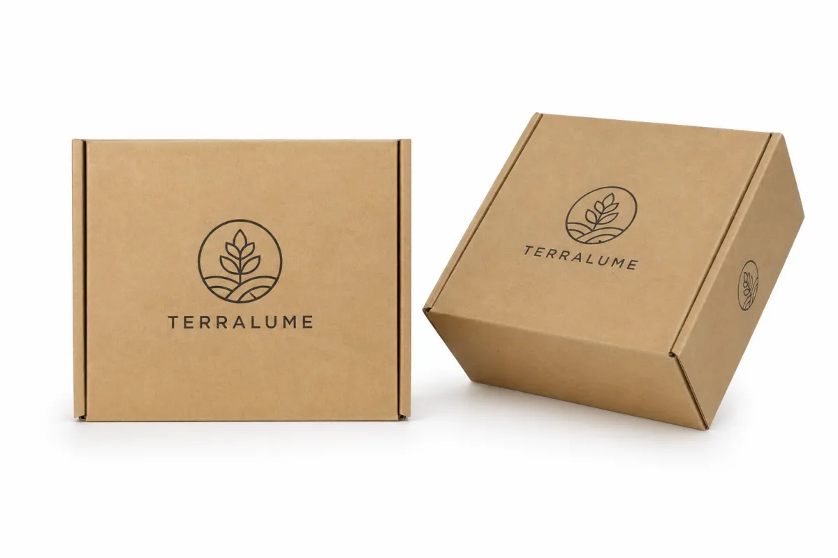 Custom Natural Kraft Boxes with Logo: Sourcing Brief