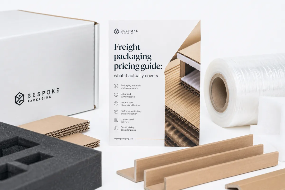 Freight packaging pricing guide: what it actually covers - CustomLogoThing packaging example
