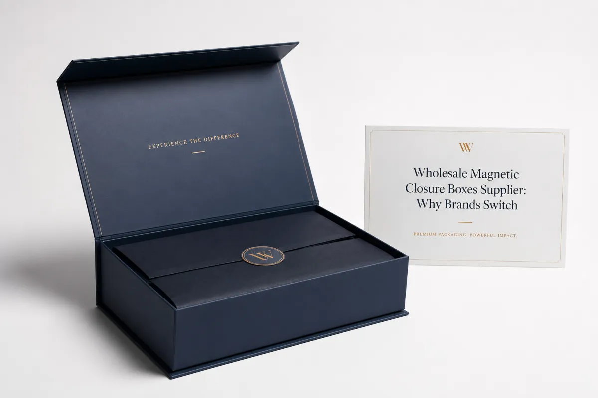Wholesale Magnetic Closure Boxes Supplier: Why Brands Switch - CustomLogoThing packaging example
